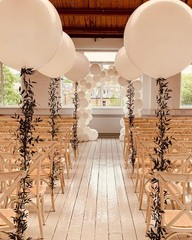 20 Large White Balloons, 24 Inch Jumbo Thick Giant Heavy Duty Balloons for Bi…