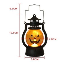Halloween Pumpkin Lanterns Hanging LED Lights Lamp Spooky Decorations for Home