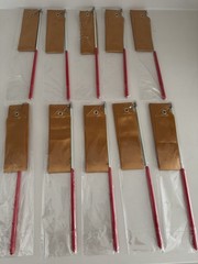 10 PCS Dance Ribbon for Kids Streamer Wands Graduation Party gold yellow