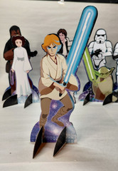 10 piece party Star Wars characters stand-up table centerpieces set
