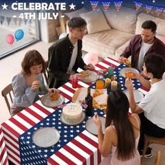 Versatile 4th of July Decorations – 54″ x 108″ Tablecloths for Every Celebration
