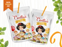 Snow White DIGITAL Birthday Bundle, Princess Party Bundle, Party Pack- YOU PRINT