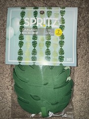 Spritz Garland or Backdrop 7 Pieces, 8 Ft Long, Leaves Tropical Design T15