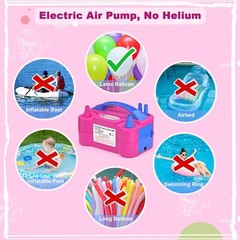 Pompa Para Inflar Globos Bomba Maquina Inflador de Globos Electrico 110V 600W