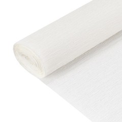 7.5ft Long 20″ Wide, Crepe Paper Roll Crepe Paper Decoration White