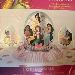 Disney Princess 23 Piece Table Decorating Kit Party Supplies New!!!