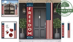 Pre-Assembled Patriotic Decorations for 4th of July and Veterans Day Parties