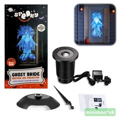 Halloween GHOST BRIDE LED Light Projector Spooky Haunted Floating Apparition