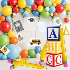 Back to School Decorations for Kindergarten Preschool Classroom, 15 pcs Large…