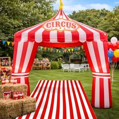 10ft Carnival Circus Tent Party Decorations, Circus Inflatables Tent Party Set