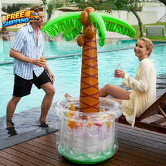 60 Inflatable Palm Tree Cooler Beach Theme Decor Pool Party Decorations Luau
