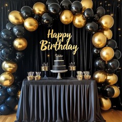 Premium Metallic Gold Balloon Garland Arch Kit Assorted Sizes for Events