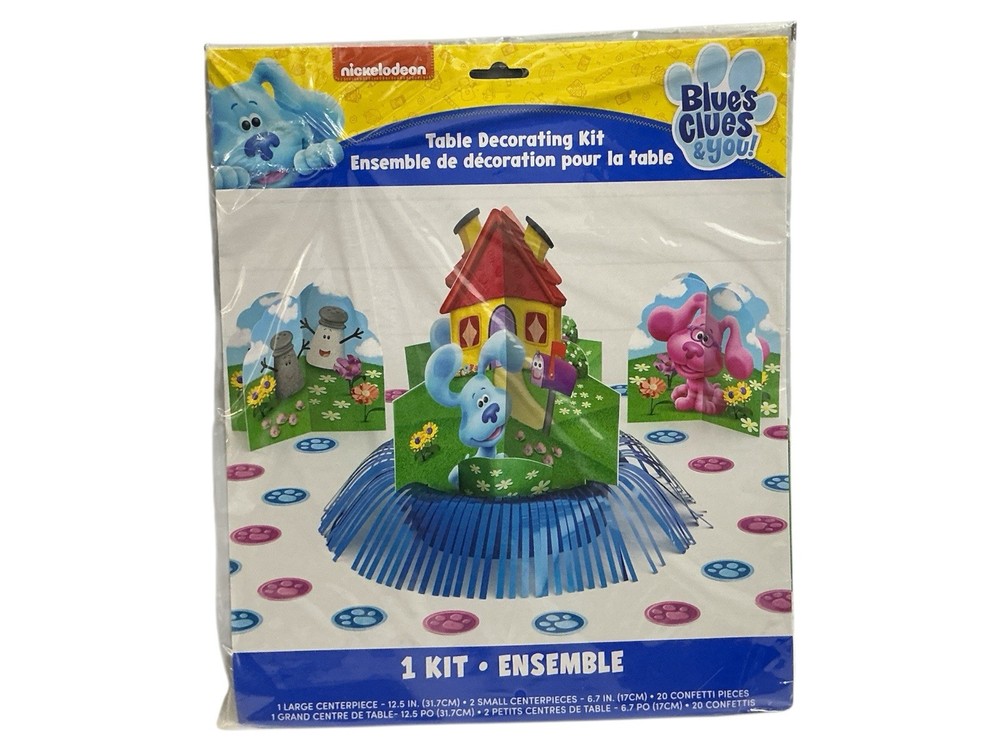 Nickelodeon Blue’s Clues & You Table Decorating Kit – Great for parties!