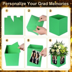 16 Pcs Graduation Centerpieces Table Decor – Photo Display Frames for Class of 2