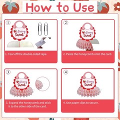 Strawberry Baby Shower Decorations – 9PCS Berry Sweet Baby Shower Decorations…