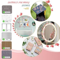 Magical 3D Pink Butterfly Wall Decor Set – Perfect for Celebrations, 48 Pcs