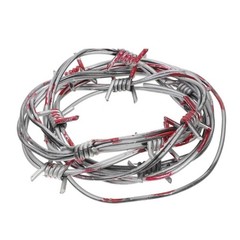 Fake Rusted Barbed Wire Halloween Decorations Plastic Barb Wire Decorations