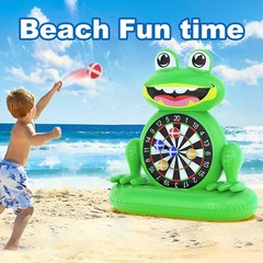 Fun Pool Toys, Inflatable Frog Dart Board Water Games, Swimming Pool Floats w…