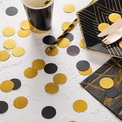 Glitter Confetti Circles Wedding Party Decor and Table Decor 1.2’’ in Diamete…
