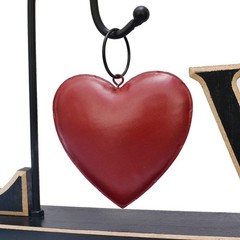 Rustic Wood Love Sign Table Top Decor Freestanding Cutout Block Centerpiece