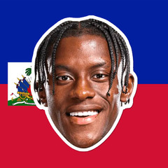 Haiti National Team Big Head Cutout – Carlens Arcus, Fafà Picault, Ricardo Adé