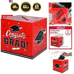 Graduation Decorations 2026 Grad Card Box for Gift Graduation Party Favors De…