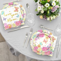 Happy Mother’s Day Tableware Pack – 50 Count