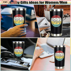 60th Birthday Gifts for Women Men – 1966 60th Birthday Decorations Gifts Ideas f
