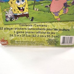 Nickelodeon SpongeBob Squarepants Party-Time Decoration Kit & Party Game (READ)