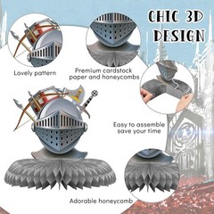 Celebrate with 10 Medieval Knight Decorations – Castle Themed Party Essentials