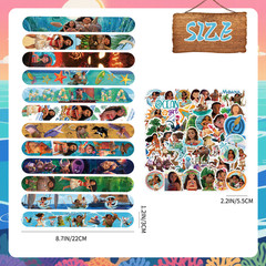 Disney Princess Moana Birthday Party Favors Slap Bracelets DIY Stickers for Kids
