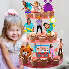 Danny Lets Go! TABLE DISPLAY SUPPLIES Cupcake Cake TOpper party decoration