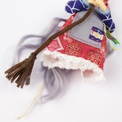 Kitchen Witch Doll, Vintage Cooking Doll, Festive Handmade Decor TL