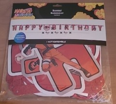 Naruto Shippuden (Anime) Customizable Birthday Party Banners-New!