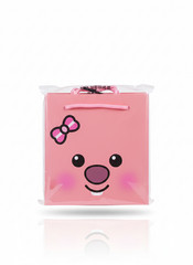 [10-Pack] Pororo LOOPY Pink Small Gift/Shopping Bags, Kids Party Favors, Korea