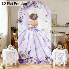 Quinceanera Arch Backdrop Cover Mis Quince 15th Birthday Party Background Prop