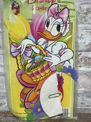 Daisy Duck Disney Easter Honeycomb Centerpiece Decoration Eureka NOS Vintage