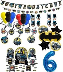 Batman Birthday Party Decorations Jumbo DoubleBanner Balloons 1 to 9 HeroesUnite