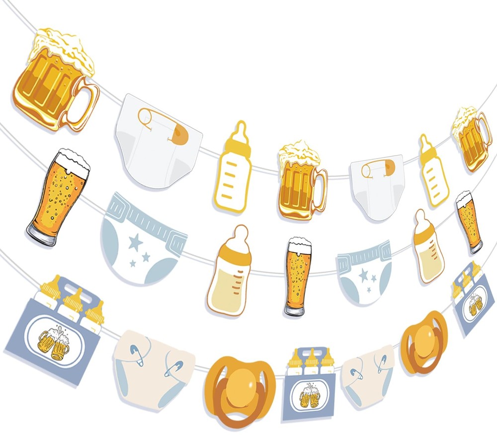 Diaper Party Decorations for Men Diaper Party Decorations Beer and Diaper Gar…