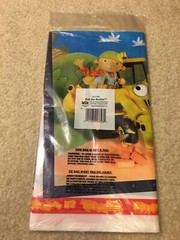 Bob the Builder Party Plastic Tablecover Printed All Over 54″ x 84″ Unique 17743