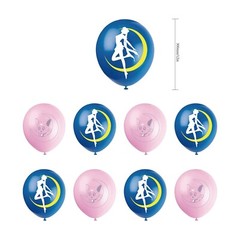 Anime Sailor Moon Birthday Party Decor,Balloon Banner Cake Toppers Set US Seller