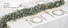 4 Packs 6FT Artificial Eucalyptus Garland, Faux Greenery Garland Hanging Fake
