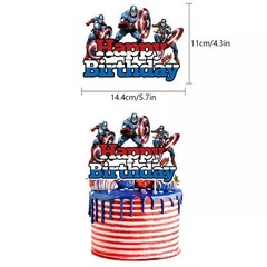 Cartoon Birthday Party Decorations Superhero Theme Banner Balloon Baby Shower US