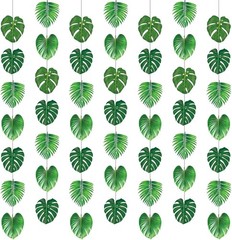 Tropical Garlands 2026 Vbs Party Decorations Rainforest Palm Leaves Garland
