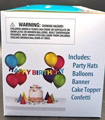 Birthday Party Decoration Bundle – All-in-One Sealed Kit: Banner, Balloons, Hats
