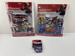 Hasbro Transformers Birthda￼y Party Table& Wall Decorating Kits