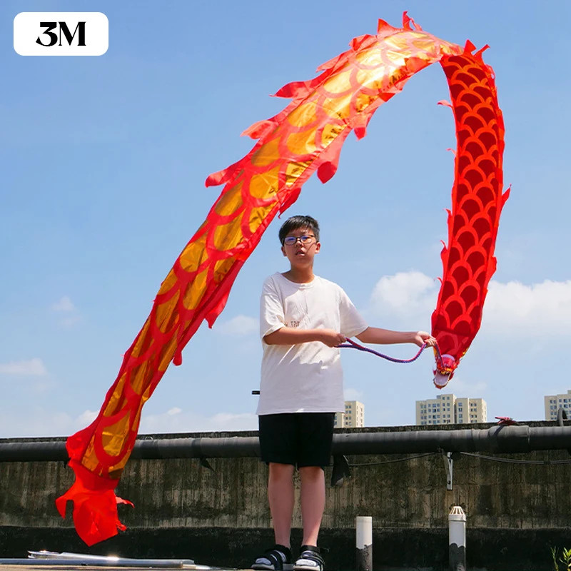Chinese Style Dragon Dance Props for Children Carnival Festival Chinese New Year