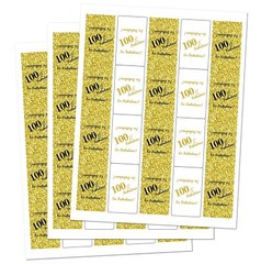 100 & Fabulous Miniatures Candy Bar Wrapper (Set of 60) CANDY NOT INCLUDED