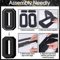 40 Cardboard Fillable Number Boxes for Charcuterie Snacks Paper Mache Display
