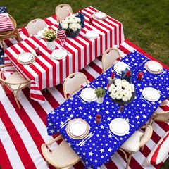 4th of July Party Decorations Set-American Flag Patriotic Theme Kit for